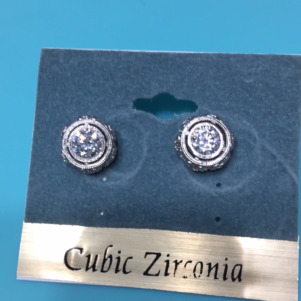Pave earrings